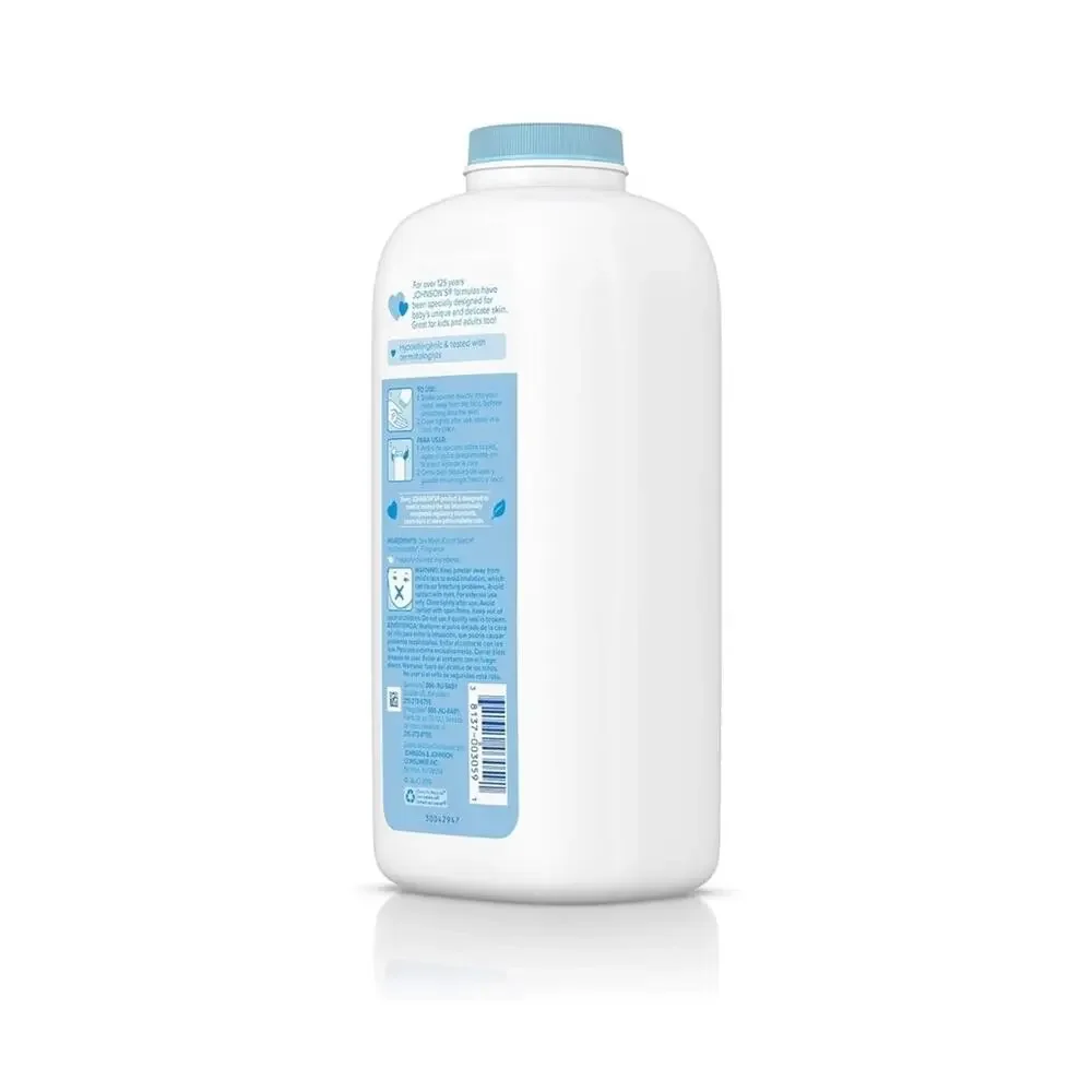 Johnson's Baby Powder with Naturally Derived Cornstarch Aloe & Vitamin E, 22 Oz